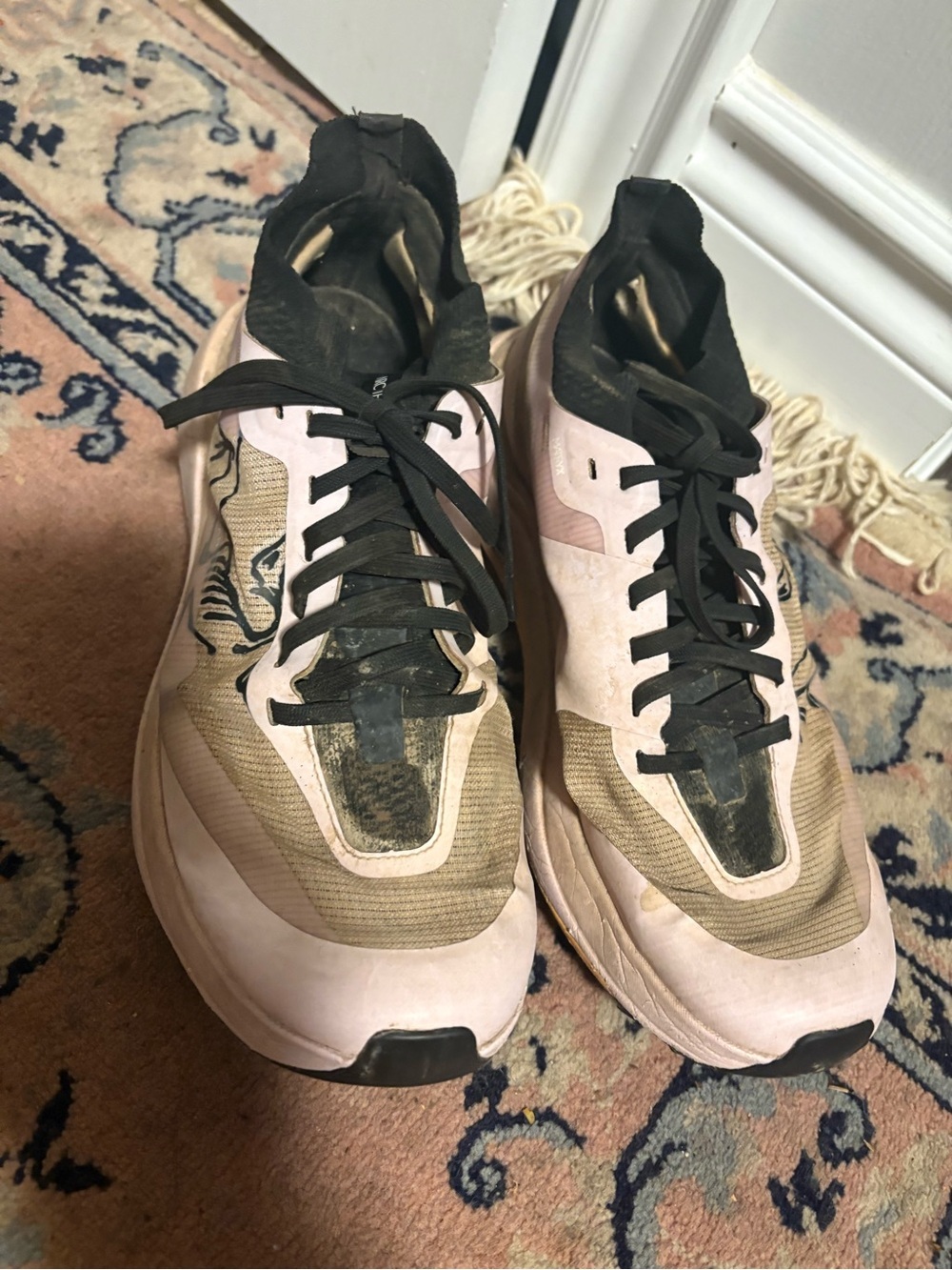 Arc'teryx Women's Athletic Sneakers in Pale Pink and Black - Picture 4 of 9